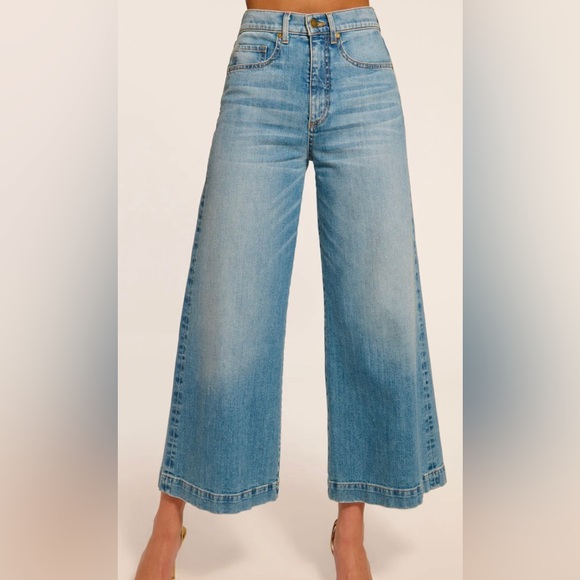 Ramy Brook Wide Leg Cropped Tyra Jean 27 - Picture 3 of 7